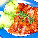 漬け込んで焼くだけでOK！韓国風の鶏の照り焼き♪